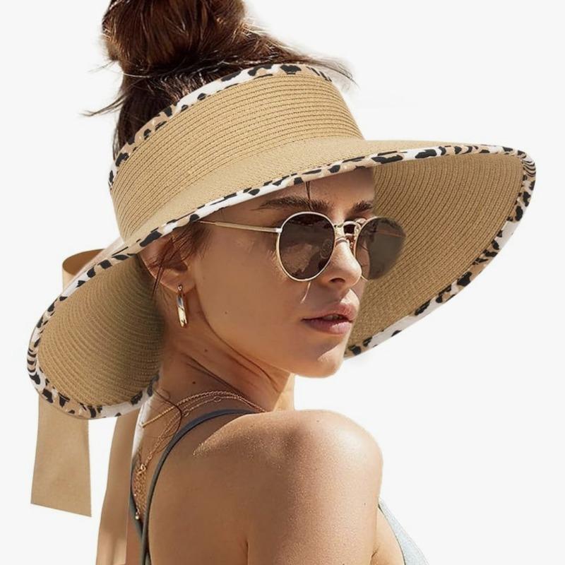Соломенная шляпа детская летняя новая защита от ультрафиолета пляжная шляпа с большими полями солнцезащитный козырек шляпа из рафии