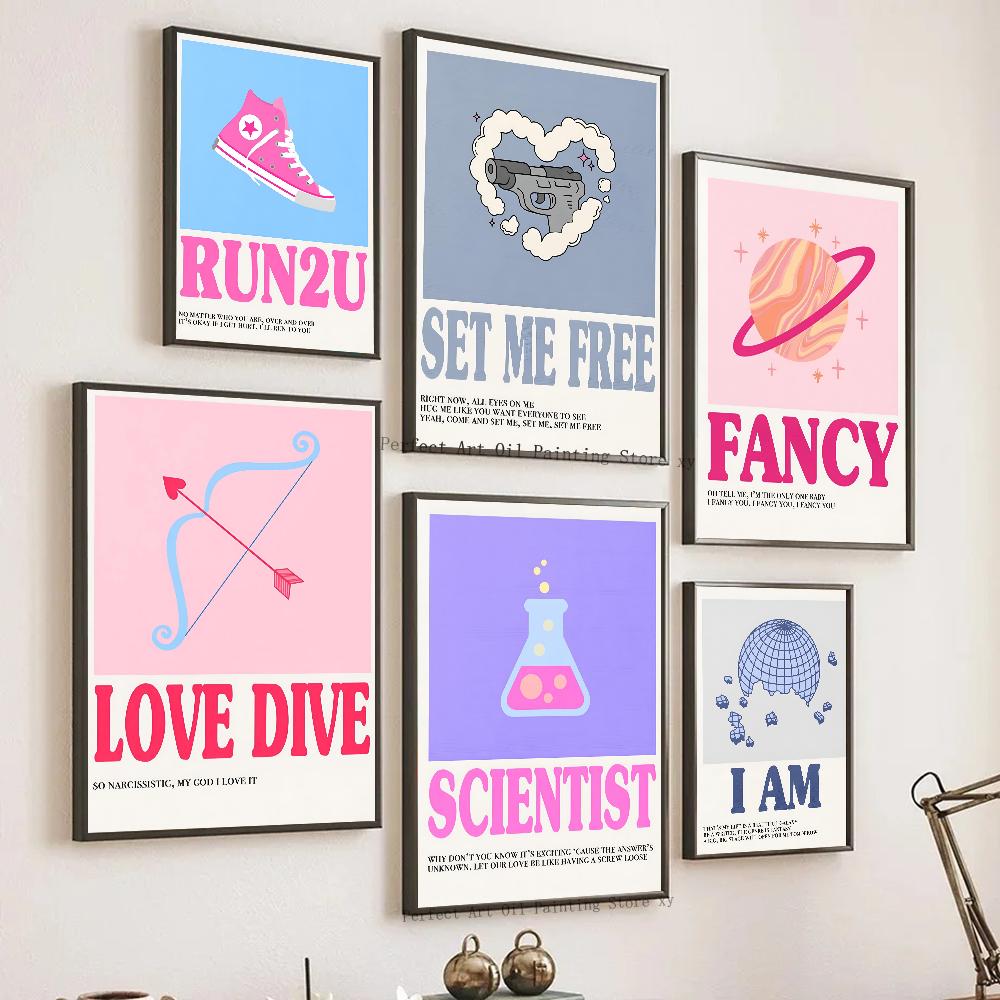 1pc Northern Europe Korean Girls Group Kpop Music Poster HD Posters Home Room Bar Cafe Decor Art Wall Painting Picture