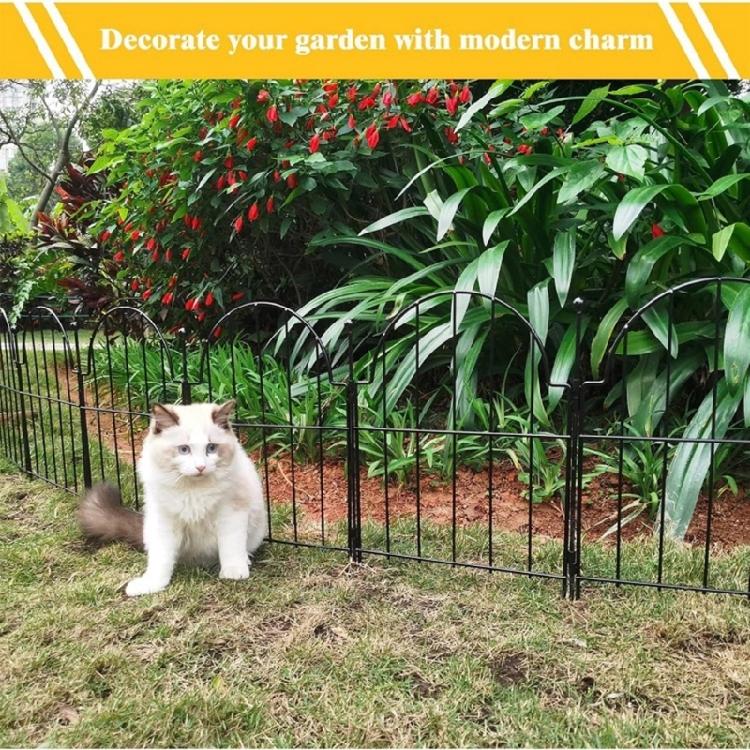 Декоративная садовая панель забора Металлический забор Проволочное ограждение Секция цветочного барьера