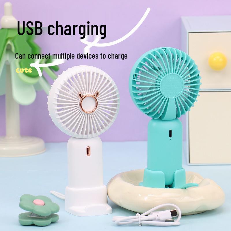 Customizable Logo Mini USB Portable Desktop & Handheld Fan