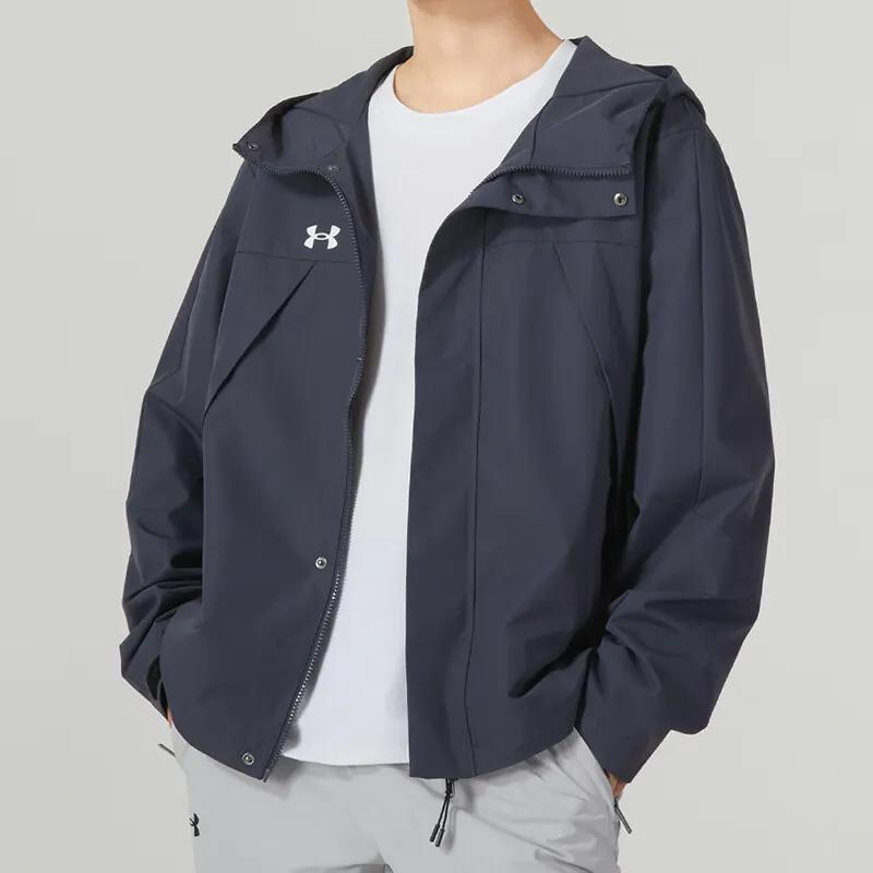 Under Armour Jacket Unisex Gray Comes With Necklace 23600401-013-