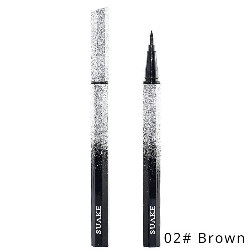 1 шт. черная водостойкая долговечная жидкая подводка для глаз, быстросохнущая, крутая и не размазывающаяся, очаровательный женский инструмент для макияжа глаз