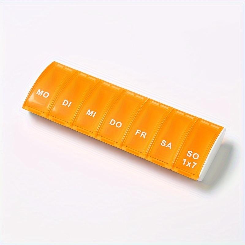 1 шт. Портативный семисекционный контейнер для лекарств на одну неделю, для хранения, дорожная упаковка, коробка для хранения таблеток