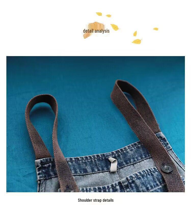 Корейский стиль Большой размер Женский Свободный Джинсовый Комбинезон - Утягивающие Брюки Шаровары Повседневные Джинсы