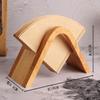 Solid Wood Arched Coffee Filter Paper Rack - V60 Holder