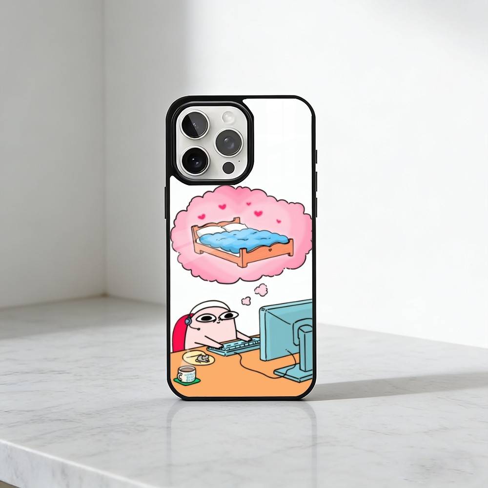 Abstract And Quirky Ketnipz Print Phone Case For iPhone17,16,15,14,13 Plus,Pro Max Magnetic For Magsafe Wireless Charging