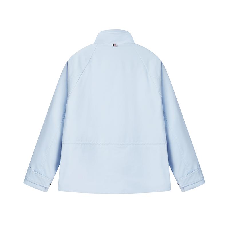 Fila Наследие Мода Классический Ретро Спорт Повседневный Простой Универсальный Удобный Теплый Свободный Хлопковый Жакет Женские куртки Чисто-синий F11W618906FLB