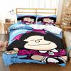 Мультяшная девочка Комплекты постельного белья Покрывало Одеяло Пододеяльник Наволочка Комплекты из 2-3 предметов Детский Взрослый размер Украшение спальни