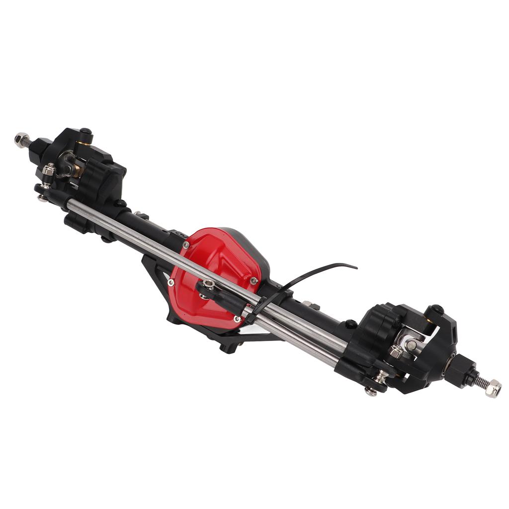 CNC Metal RC Car Front Portal Axle Set for Axial SCX10 1 10 RC Crawler Car AccessoryBlack