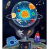 Круглый пазл «Космос» из 150 деталей с коробкой для хранения