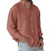 Men's Loose Classic Lapel Multi-pocket Industrial Work Shirt Top