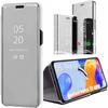 Case for Xiaomi Redmi Note 11 Pro 4G-5G Mirror Effect Translucent Window Silver
