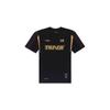 Футболка Li Ning Sports Lifestyle Series с цветным блоком, логотипом бренда, буквенным принтом, круглым вырезом и коротким рукавом, мужские футболки ATST661-1