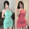 Women's Dress Slim Fit Party Dress Sleeveless Solid Color