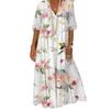 Summer Women's Long Print Dress - Europe & America Collection