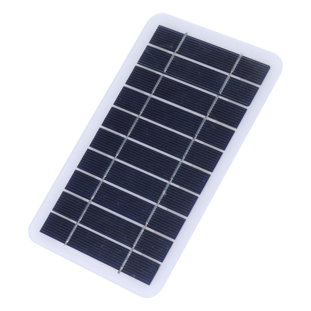 2W 5V Polycrystalline Silicon Solar Panel Outdoor Solar Battery Charger Mobile Power Supply for Charging Mobile Phone