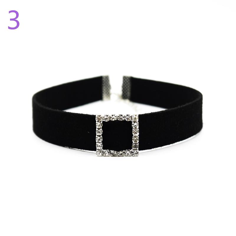 1 PCS European and American Necklace Choker Peach Heart Collar Jewelry