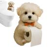 Paper Towel Holder Funny Animal Paper Towel Holder Space-Saving Decorative Dog Shape Creative Rack for Kitchen Small Spaces