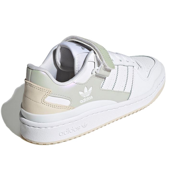 Adidas Форум Низкие белые женские кроссовки Cloud-White Wonder-White Поставщик-Цвет GX5061