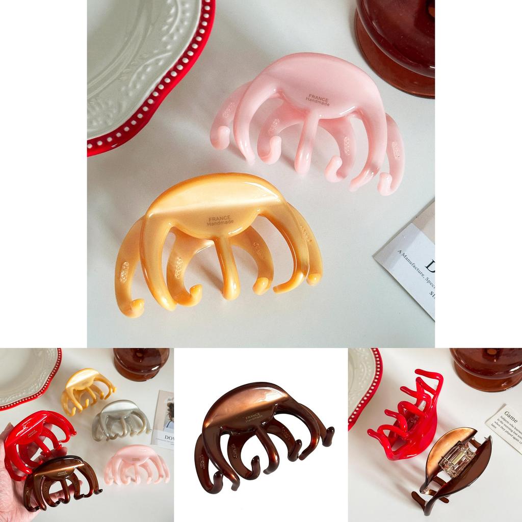 4mm Stylish Thick Acetate Hair Clip With Premium Feel For Elegant Updos And Hairstyles Fashionable