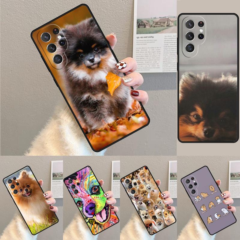 Pomeranian puppy dog TPU Phone Case For Samsung Galaxy note 10 pro S26 S25 S24 S23 S22 Ultra Plus S21 FE S20 Shockproof Cover