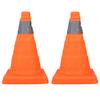 2 шт. Конусы безопасности дорожного движения складные многоцелевые всплывающие конусы со светоотражающим воротником оранжевые 30 см для