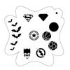 Birthday Party Makeup Stamps Face Art Paint Template Temporary Tattoos Stencils for Body Painting