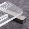 Acrylic Punching Aid Plate Leather Stitching Punch Aid Plate Leathercraft Punch Tool, Leather Stitching Aid Plate
