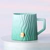 Starbucks Striped Embossed Badge Mug