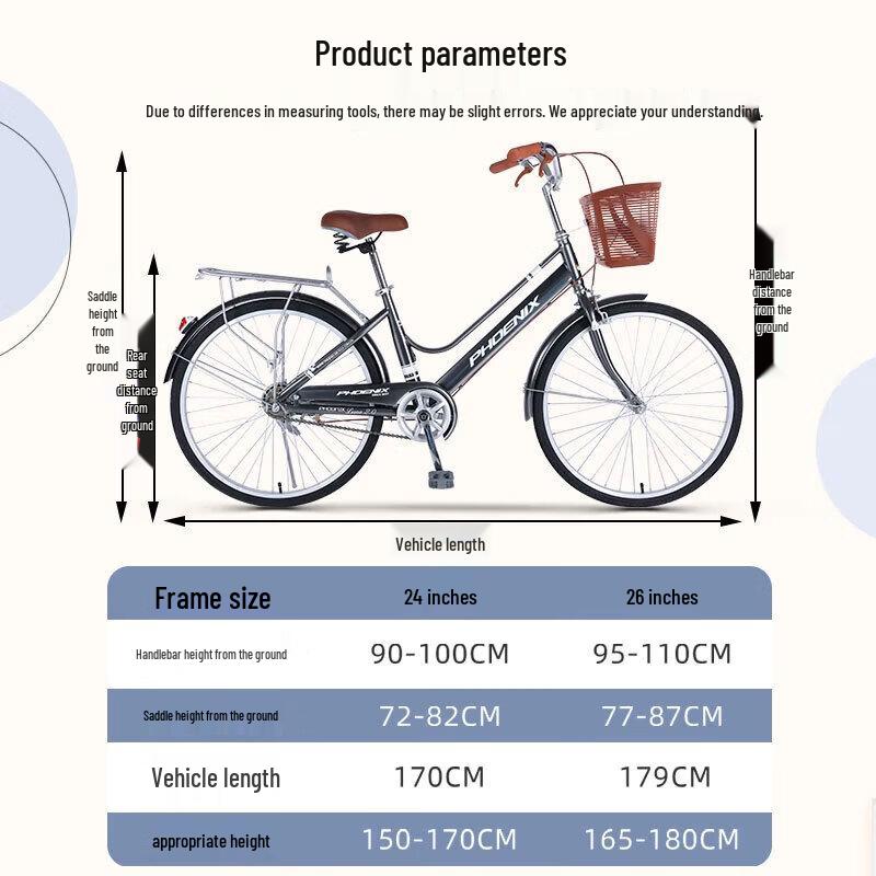 Phoenix Lime 26-inch Single-Speed City Bike