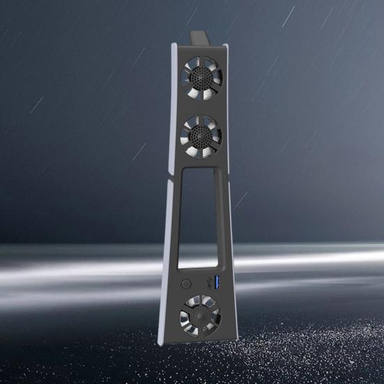 Охлаждение игровой консоли USB-вентилятор с 3 портами с низким уровнем шума Простая установка Plug-Play