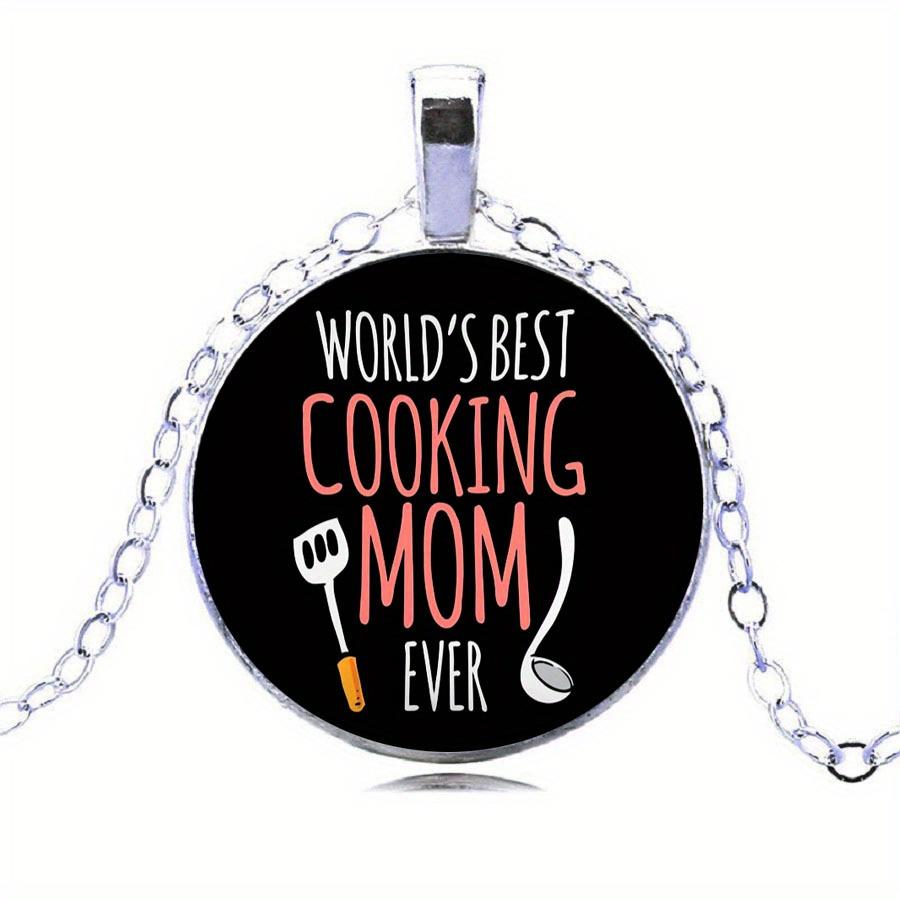 Картина маслом «Я люблю готовить» Маминый повар ЭТА МАМА ЛУЧШАЯ В МИРЕ Яйцеварка Кухонный инструмент Время Брелок с драгоценными камнями Брелок для шеф-повара Кухонный работник