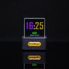 GeekMagic Mini Crystal Display Прогноз погоды Гаджет с WiFi Настольная Часовая Станция Прозрачный Маленький Телевизор Для Украшения Игры