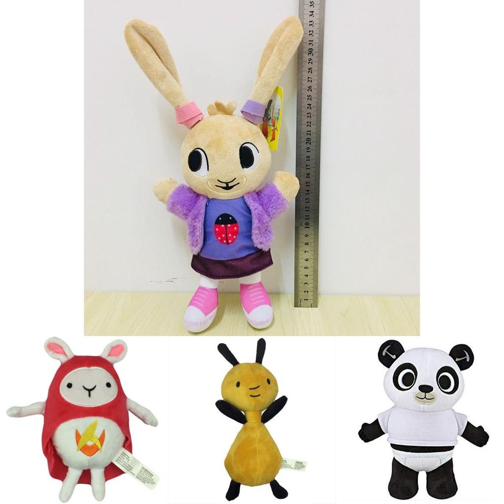 Коллекция мягких плюшевых игрушек Bing Bunny с участием Сулы, Флэпа, Пандо и очаровательных кукол-кроликов