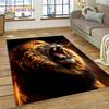 3D Beast Tiger Lion Animal Wildlife Cartoon Carpet Rug for Home Living Room Bedroom Sofa Doormat Decor,kid Area Rug Non-slip Mat