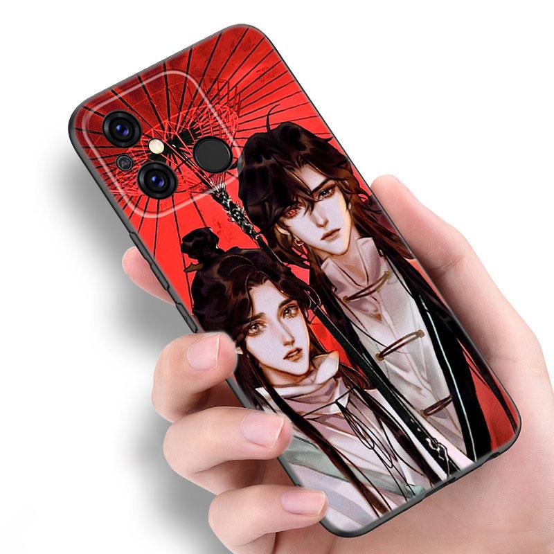 Благословение Небесного Чиновника Черный Чехол Для Телефона Xiaomi Redmi 7A 8A 9A 10A 11A 9C 10C 12C 13C 11 Prime A1 A2 + 12 4G Note 9T 12R