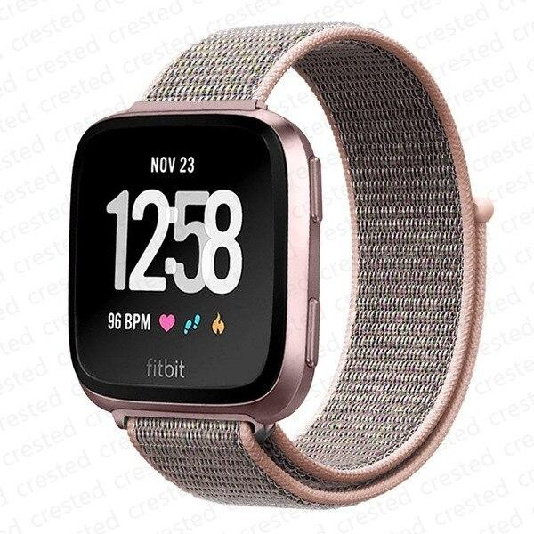 Nylon Loop Strap for Fitbit Versa 4 3 band Smart watch replacment Soft Breathable Sport belt Correa Bracelet Fitbit Sense 2 band