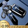 Для VOLKSWAGEN VW Новый Чехол-Кейс из Цинкового Сплава для Автомобильного Ключа Полная Защитная Оболочка Сумка для VW Volkswagen Polo Tiguan Passat Golf Jetta La