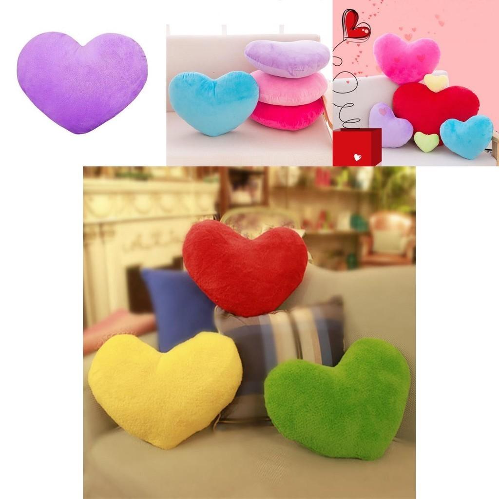 Colorful Heart-shaped Stuffed Toy For Nursery Decor And Valentine's Day