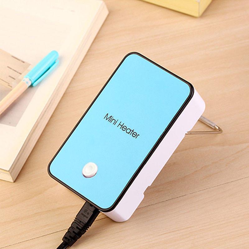 Compact And Elegant Usb Desktop Air Fan Warmer Ideal For Cold Winter Days