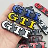 Golf 3 4 MK3 MK4 2026 Hot For VW VOLKSWAGEN 3D Metal Logo GTI Car Front Grille Badge Emblem For Volkswagen Polo Typ 9N3 6R AW Go