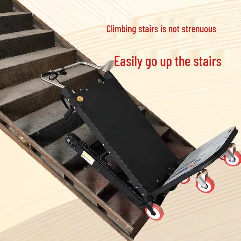 Electric Stair Climber for Home Appliances - Crawler Type Load Transport Vehicle