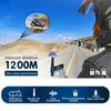 EJEAS V6 Pro Мотоциклетный шлем Домофон 1200M Дуплексная гарнитура для переговорной связи для верховой езды рация для