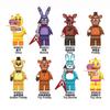 8 шт. Фигурки FNAF Игрушки На Пять Ночей Украшения Сборная Игрушка Модель Своими Руками Игровая Периферия Детский День Рождения Прекрасные Подарки