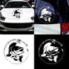 Funny Fishing Rod Fish Car Truck Window Decoration Reflective Sticker Decal