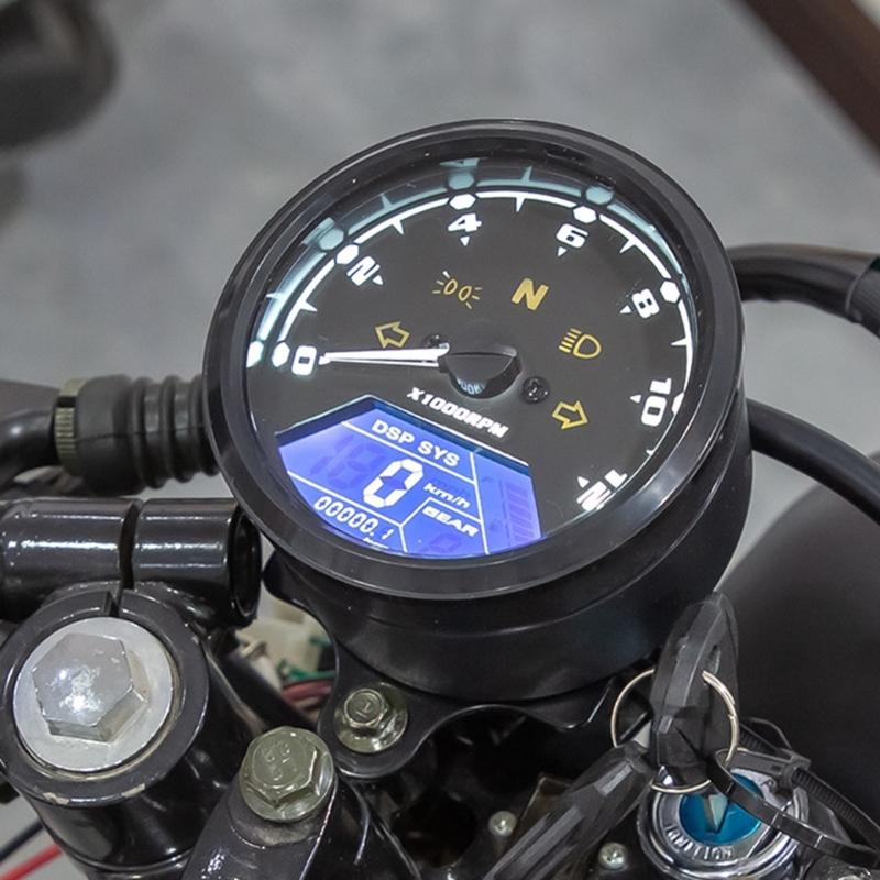 Универсальный мотоциклетный тахометр, одометр, спидометр, измеритель скорости, ночник, подсветка, модификация, инструмент для CG125