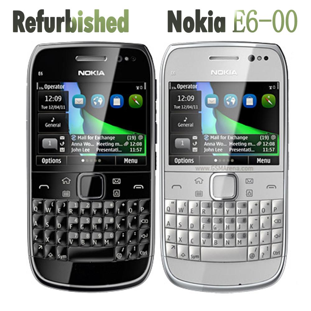Восстановленный оригинальный мобильный телефон Nokia E6-00 Symbian
