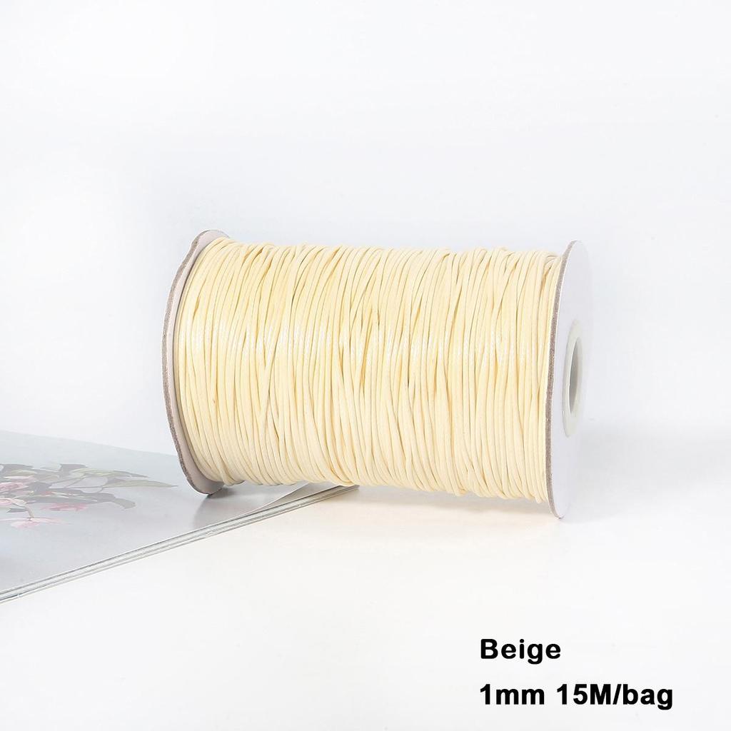 Разноцветные вощеные хлопковые шнуры для макраме, ювелирные бусины, изготовление ювелирных изделий своими руками