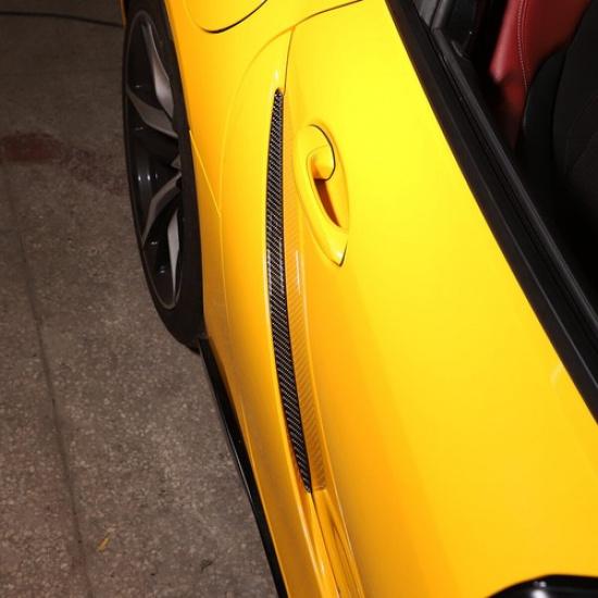 Накладка на боковой воздухозаборник двери автомобиля из углеродного волокна для Toyota GR Supra A90 -