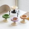 Cute Ceramic Pet Bowl Elevated Cat Bowl Protects Cervical Vertebrae Pet Supplies